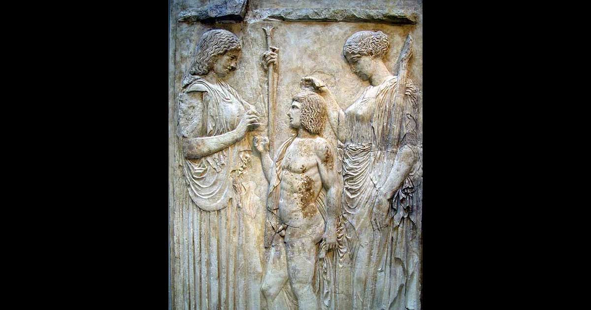 Fragments of the Great Eleusinian Relief, 27 B.C.–14 A.D