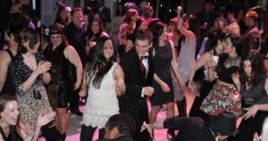 Guests dancing at the 2016 QBall