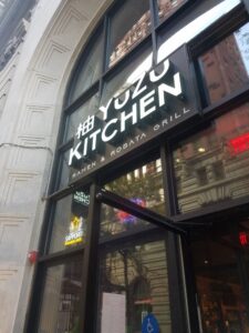 Yuzu Kitchen sign