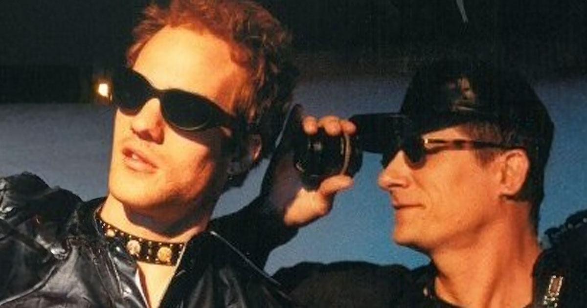 2 actors with sunglasses on